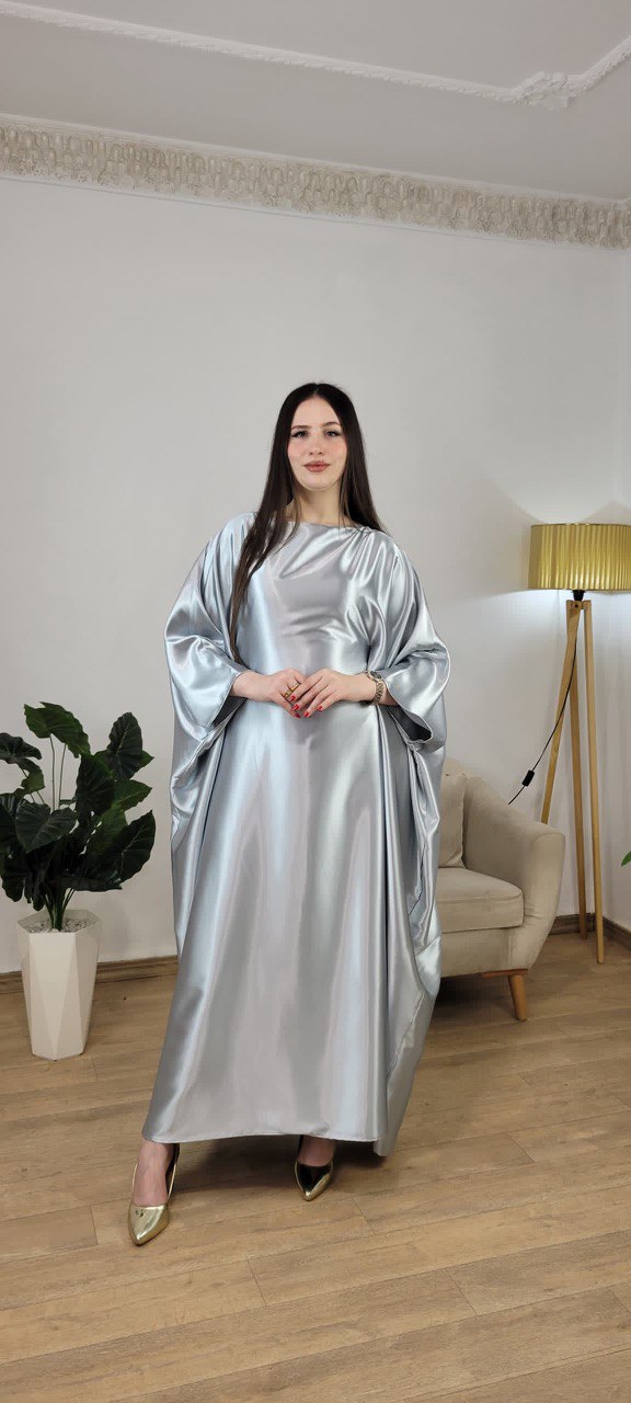 ROBE ABAYA SATIN MIROIR