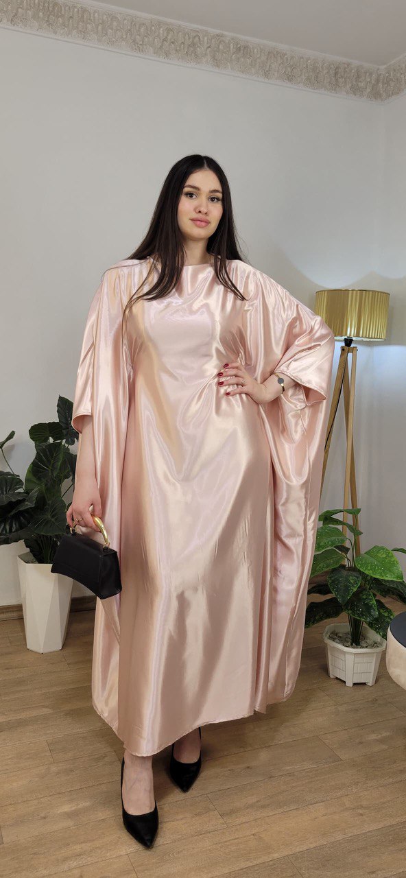 ROBE ABAYA SATIN MIROIR